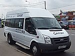 Бесплатный автобус Genser в пункт аренды автомобилей АрендаАвто-элс на Новорязанском шоссе